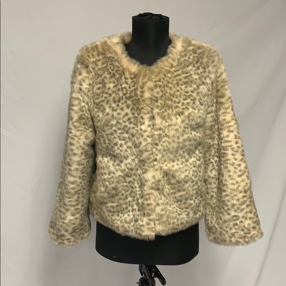 Worthington Jackets & Blazers - Ladies Faux Fur Cheetah Print Jacket